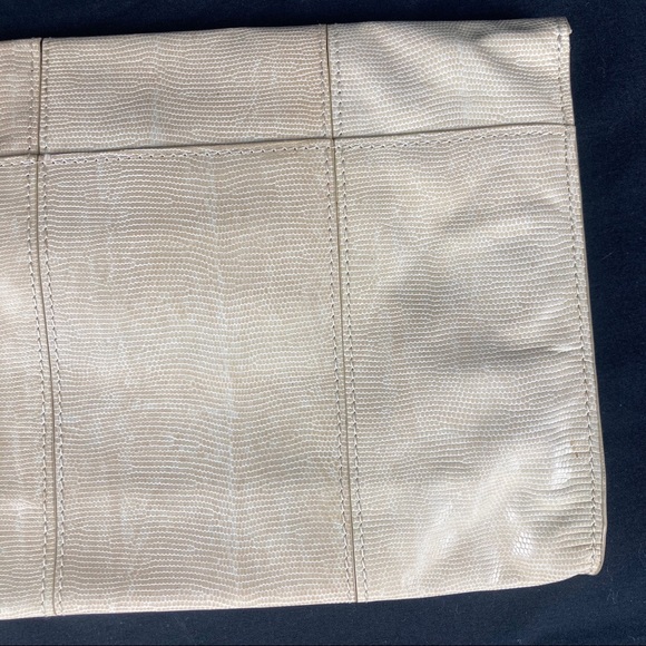 Club Monaco lizard embossed envelope pouch clutch - Picture 7 of 9